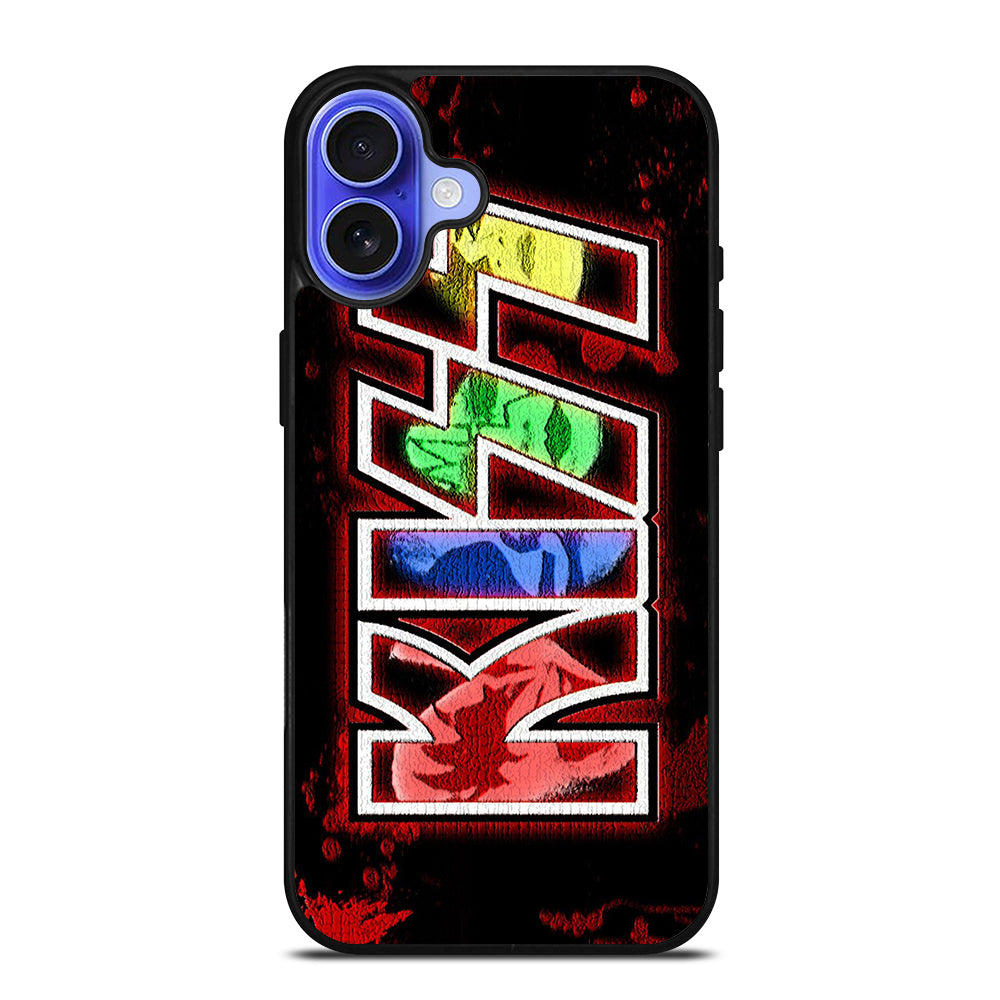 KISS BAND ART LOGO iPhone 16 Case Cover