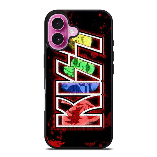 KISS BAND ART LOGO iPhone 16 Plus Case Cover