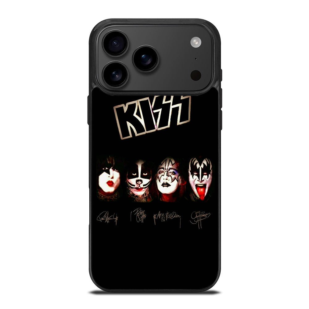 KISS BAND LOGO SIGNATURE iPhone 17 Pro Max Case Cover