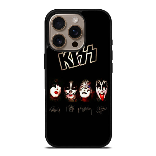 KISS BAND LOGO SIGNATURE iPhone 16 Pro Case Cover
