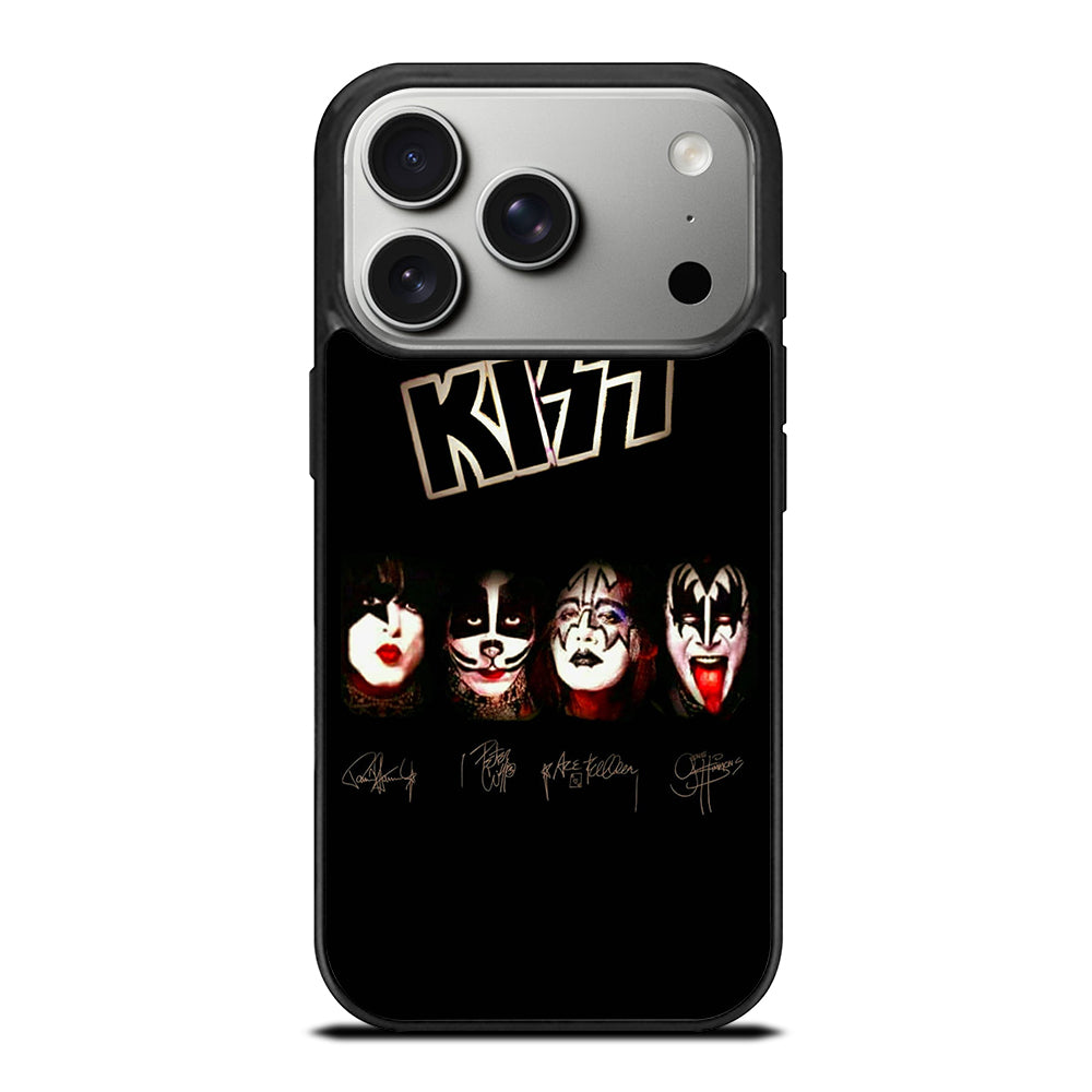 KISS BAND LOGO SIGNATURE iPhone 17 Pro Case Cover