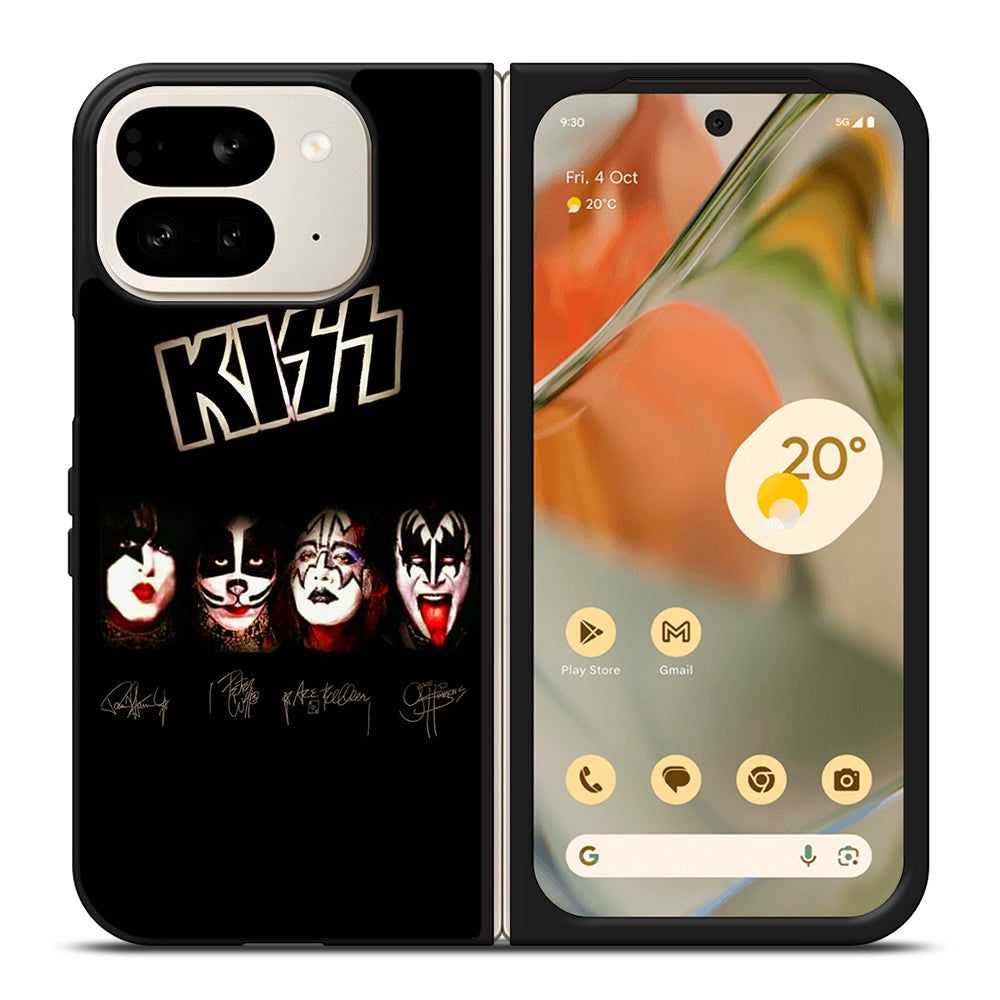 KISS BAND LOGO SIGNATURE Google Pixel 9 Pro Fold Case Cover