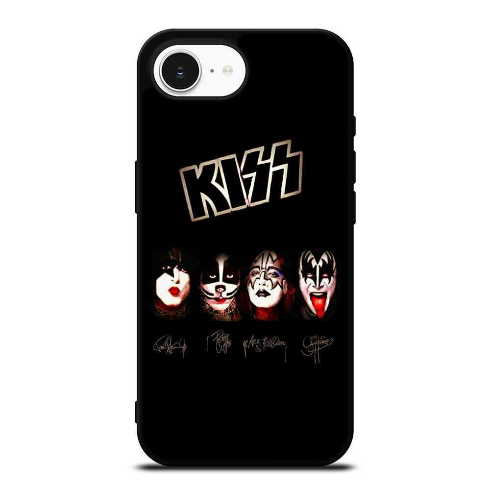 KISS BAND LOGO SIGNATURE iPhone 16e Case Cover