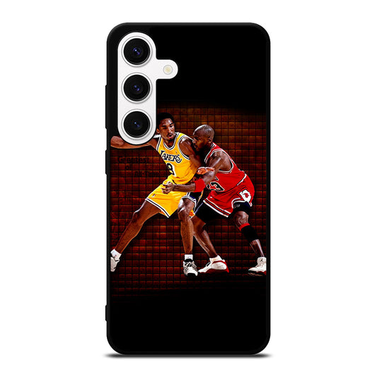 KOBE BRIANT X MICHAEL JORDAN BASKETBALL Samsung Galaxy S24 Case Cover