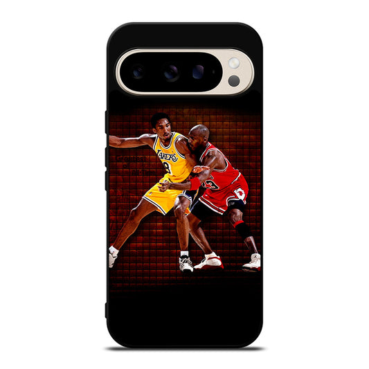 KOBE BRIANT X MICHAEL JORDAN BASKETBALL Google Pixel 9 Pro Case Cover