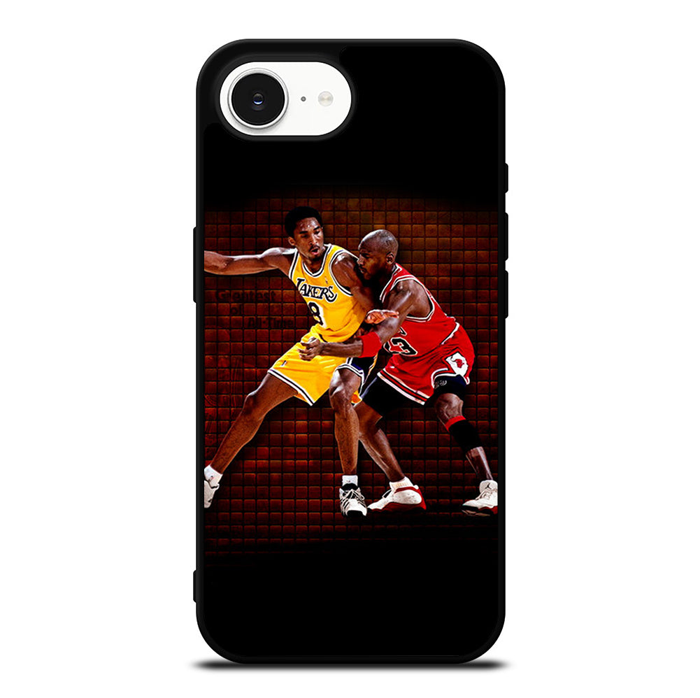 KOBE BRIANT X MICHAEL JORDAN BASKETBALL iPhone 16e Case Cover