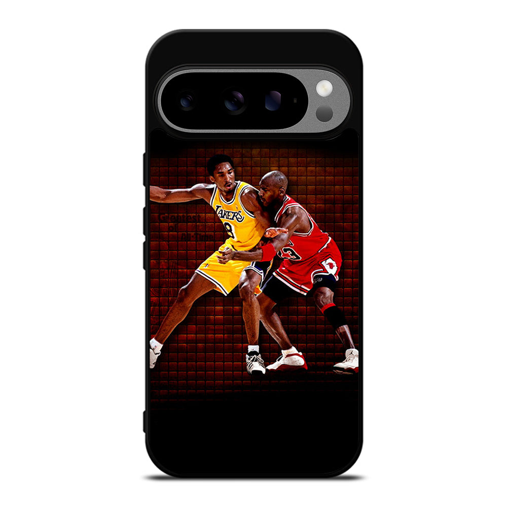 KOBE BRIANT X MICHAEL JORDAN BASKETBALL Google Pixel 9 Pro XL Case Cover