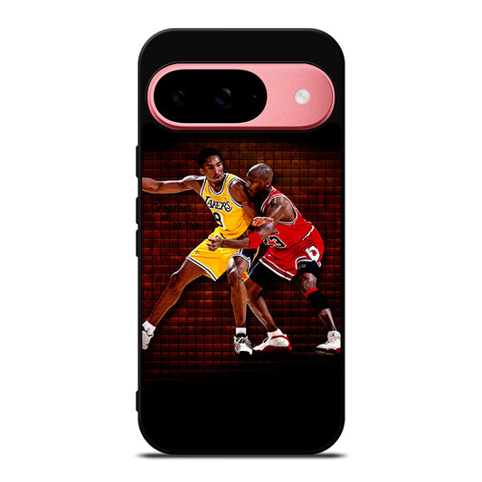 KOBE BRIANT X MICHAEL JORDAN BASKETBALL Google Pixel 9 Case Cover