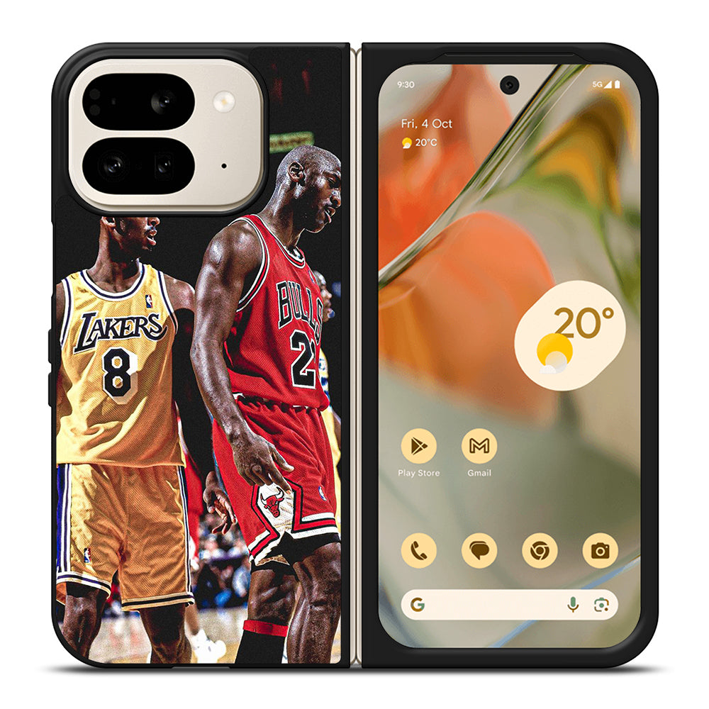 KOBE BRIANT X MICHAEL JORDAN NBA Google Pixel 9 Pro Fold Case Cover