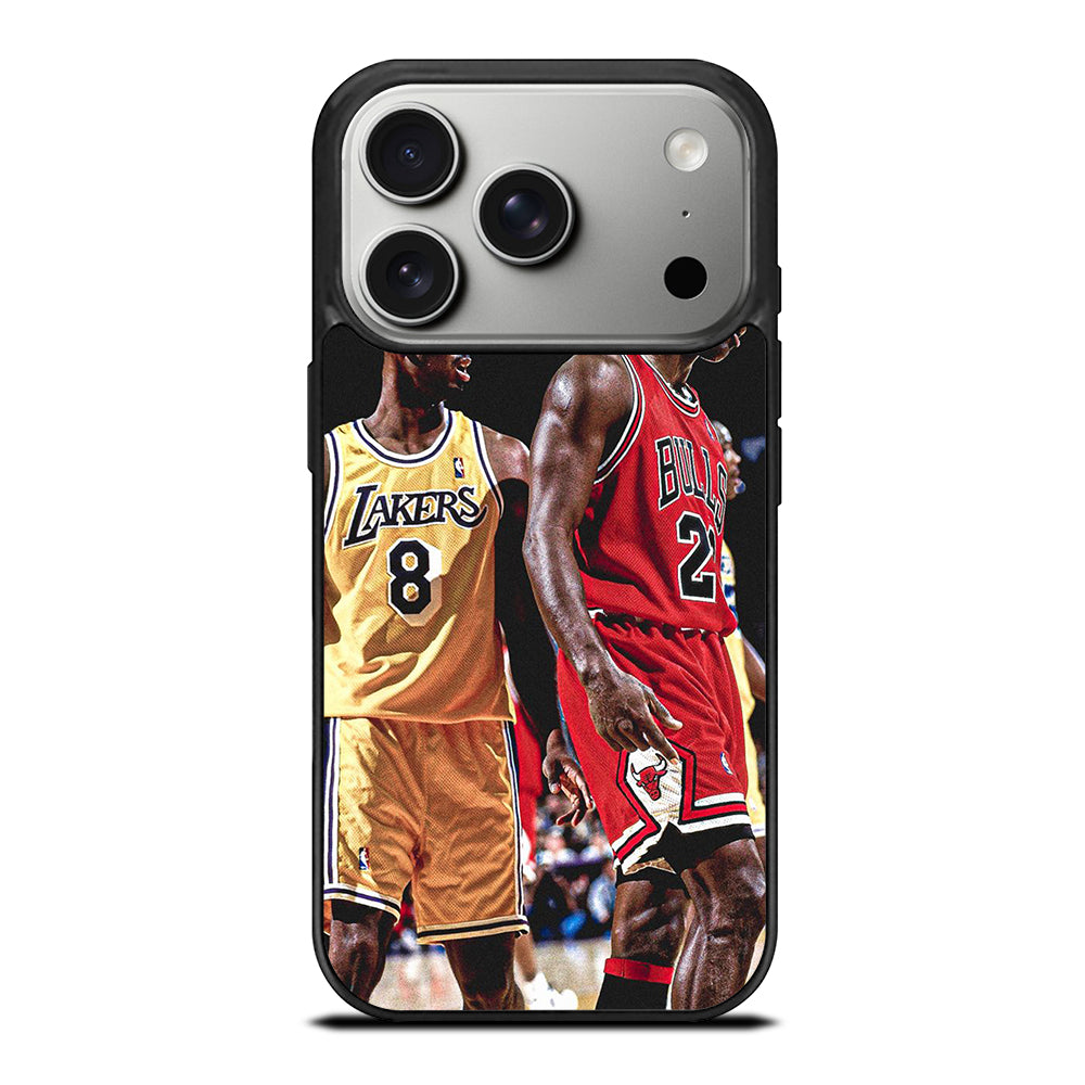 KOBE BRIANT X MICHAEL JORDAN NBA iPhone 17 Pro Case Cover