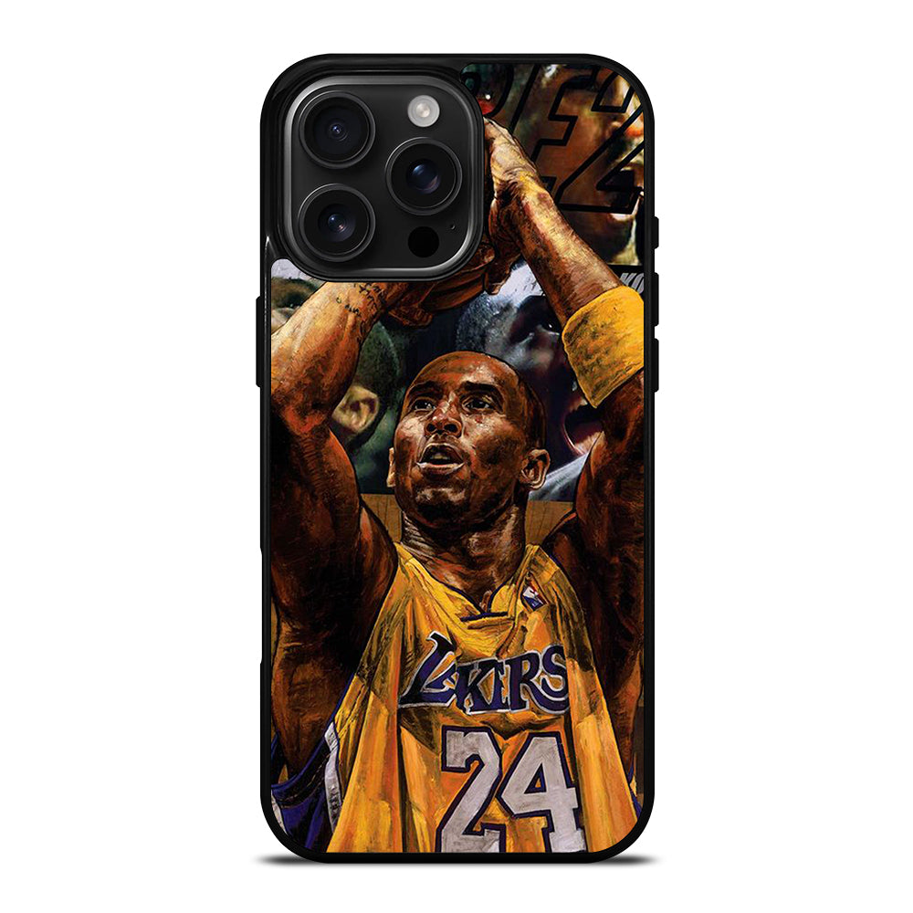 KOBE BRYANT ART NBA iPhone 16 Pro Max Case Cover