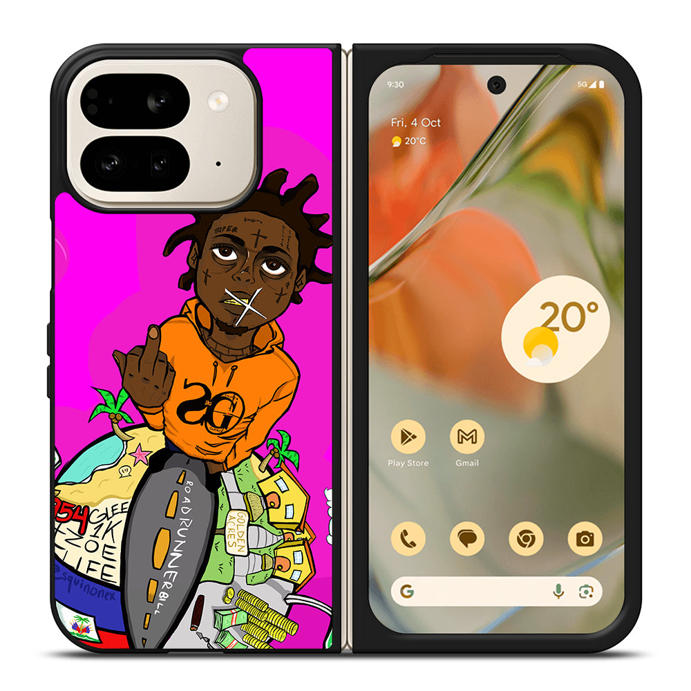 KODAK BLACK RAPPER CARTOON Google Pixel 9 Pro Fold Case Cover