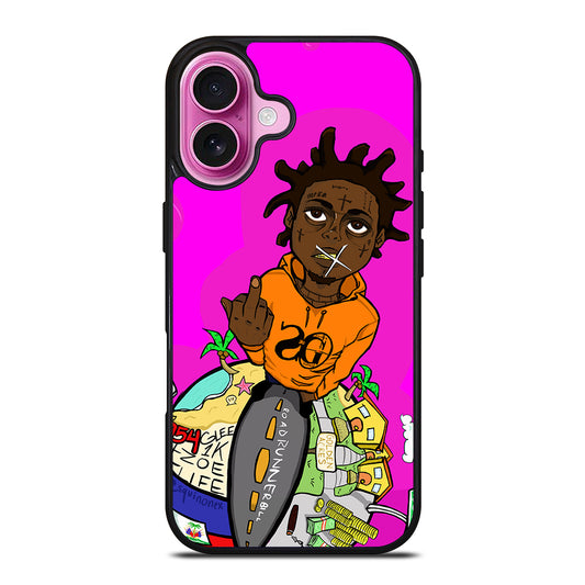KODAK BLACK RAPPER CARTOON iPhone 16 Plus Case Cover