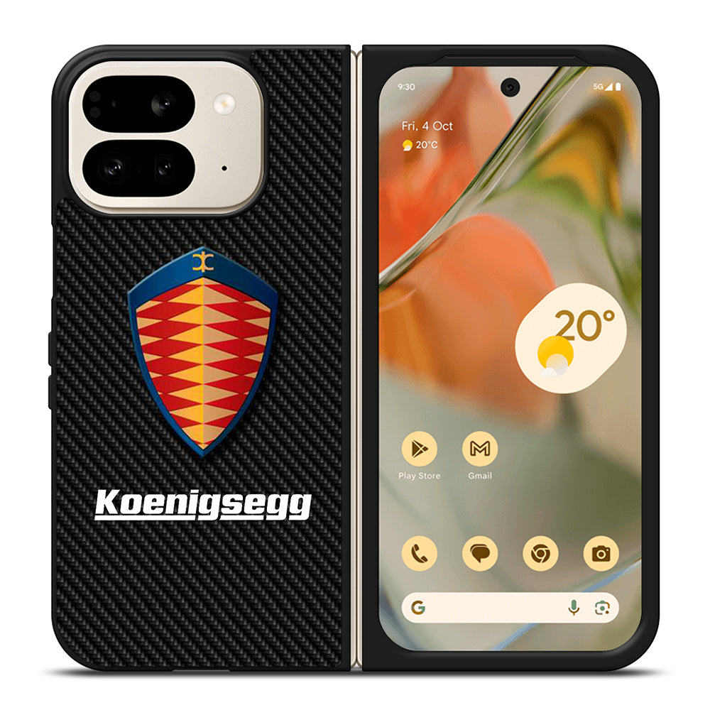 KOENIGSEGG CARBON Google Pixel 9 Pro Fold Case Cover