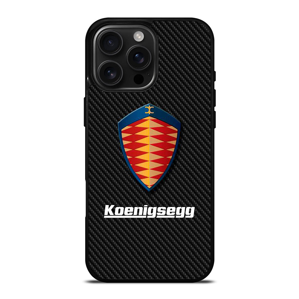 KOENIGSEGG CARBON iPhone 16 Pro Max Case Cover