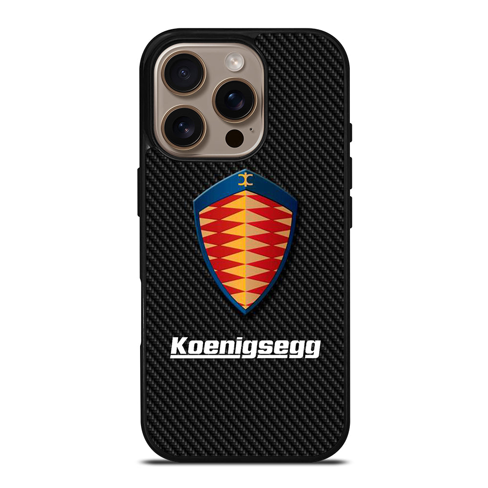 KOENIGSEGG CARBON iPhone 16 Pro Case Cover