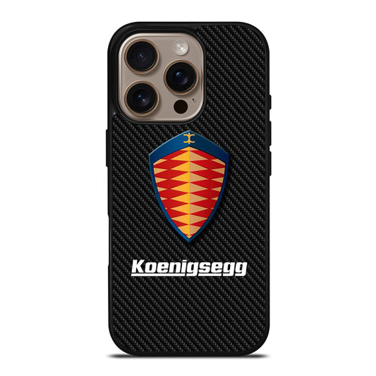 KOENIGSEGG CARBON iPhone 16 Pro Case Cover