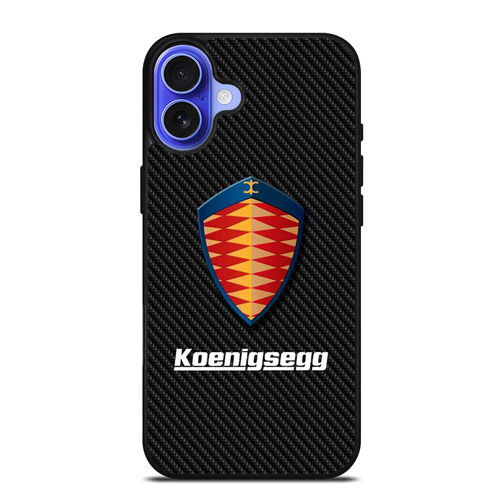 KOENIGSEGG CARBON iPhone 16 Case Cover