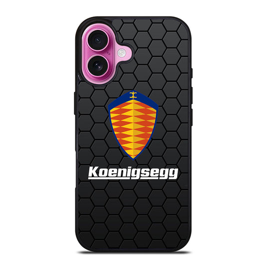 KOENIGSEGG HEXAGON iPhone 16 Plus Case Cover