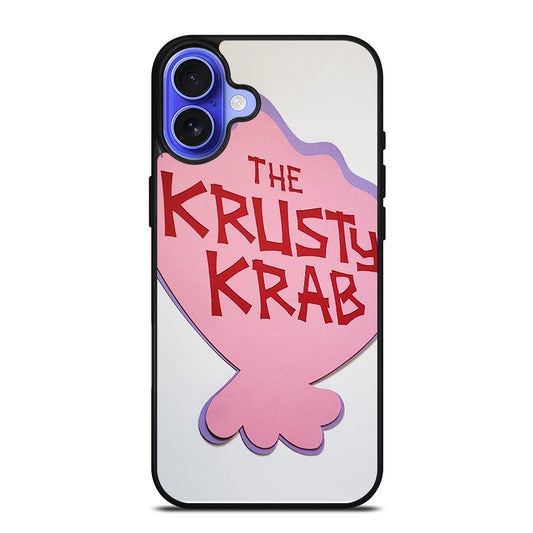 KRUSTY CRAB SPONGEBOB LOGO 2 iPhone 16 Case Cover