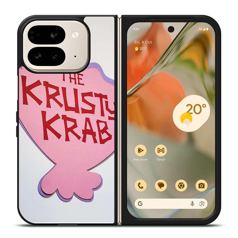 KRUSTY CRAB SPONGEBOB LOGO 2 Google Pixel 9 Pro Fold Case Cover