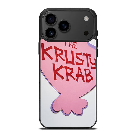 KRUSTY CRAB SPONGEBOB LOGO 2 iPhone 17 Pro Max Case Cover