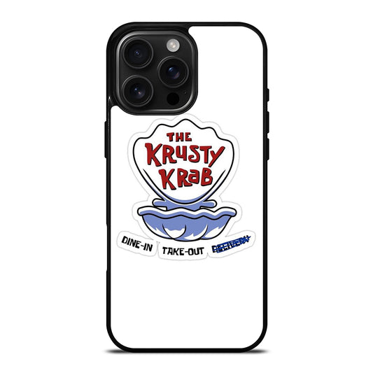 KRUSTY CRAB SPONGEBOB LOGO iPhone 16 Pro Max Case Cover