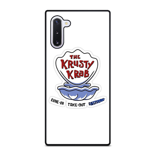 KRUSTY CRAB SPONGEBOB LOGO Samsung Galaxy Note 10 Case Cover