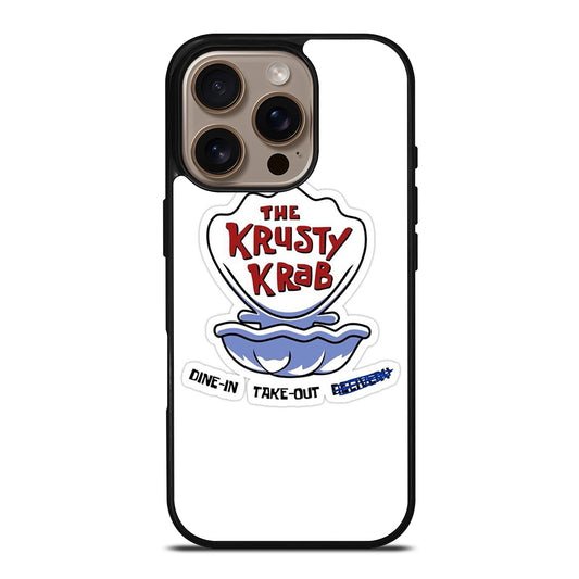KRUSTY CRAB SPONGEBOB LOGO iPhone 16 Pro Case Cover