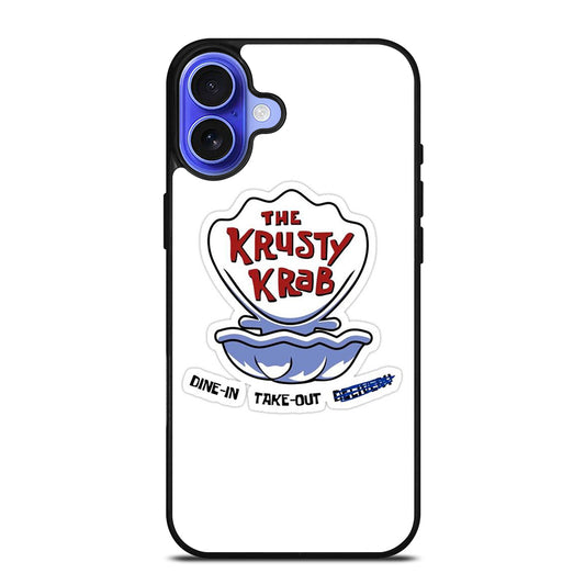 KRUSTY CRAB SPONGEBOB LOGO iPhone 16 Case Cover