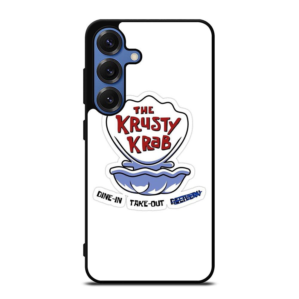KRUSTY CRAB SPONGEBOB LOGO Samsung Galaxy S25 Case Cover