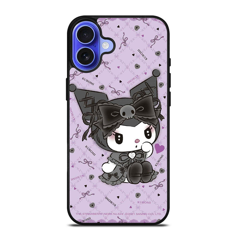 KUROMI CARTOON 2 iPhone 16 Case Cover
