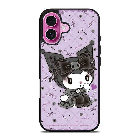 KUROMI CARTOON 2 iPhone 16 Plus Case Cover