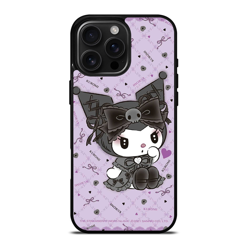 KUROMI CARTOON 2 iPhone 16 Pro Max Case Cover