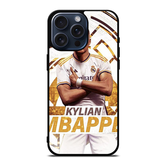 KYLIAN MBAPPE REAL MADRID 1 iPhone 15 Pro Max Case Cover