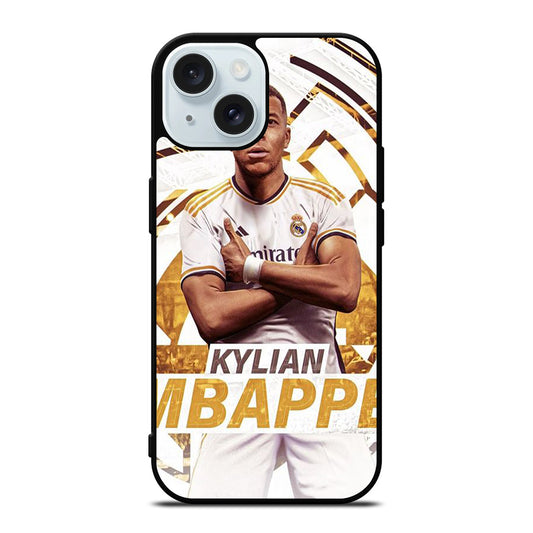 KYLIAN MBAPPE REAL MADRID 1 iPhone 15 Case Cover