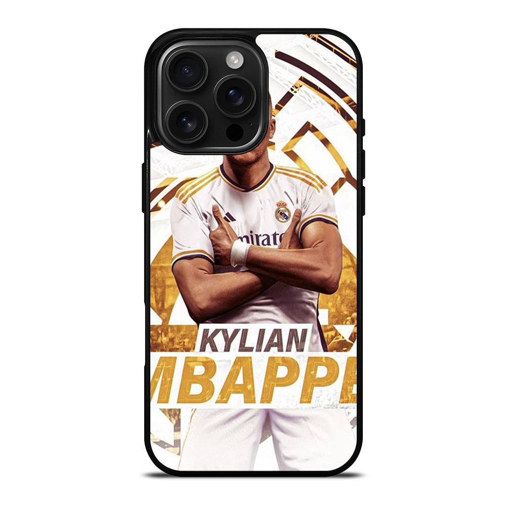 KYLIAN MBAPPE REAL MADRID 1 iPhone 16 Pro Max Case Cover
