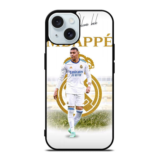 KYLIAN MBAPPE REAL MADRID 2 iPhone 15 Case Cover