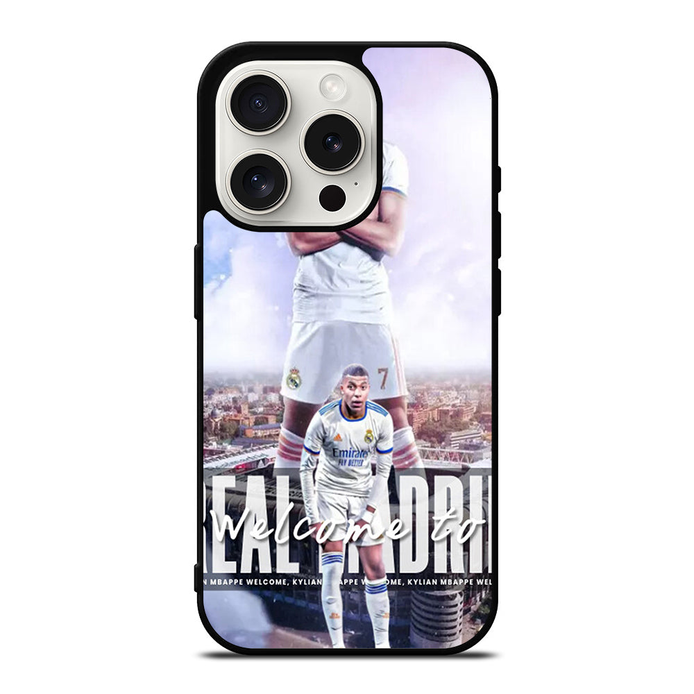 KYLIAN MBAPPE REAL MADRID 3 iPhone 15 Pro Case Cover