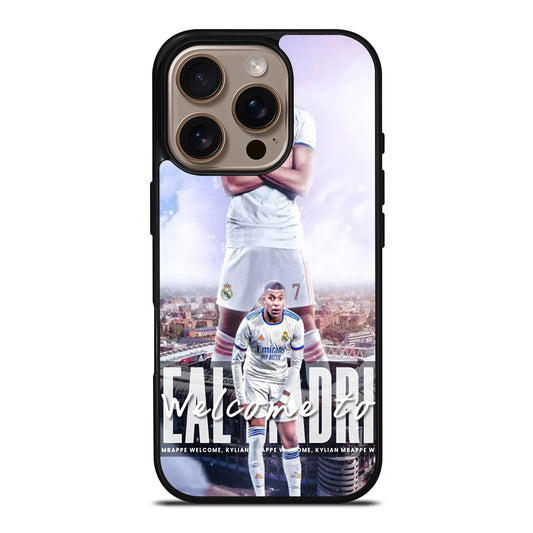 KYLIAN MBAPPE REAL MADRID 3 iPhone 16 Pro Case Cover