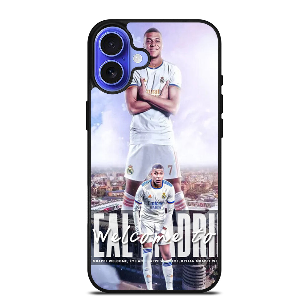 KYLIAN MBAPPE REAL MADRID 3 iPhone 16 Case Cover