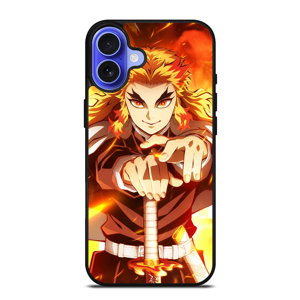 KYOJURO RENGOKU DEMON SLAYER 2 iPhone 16 Case Cover