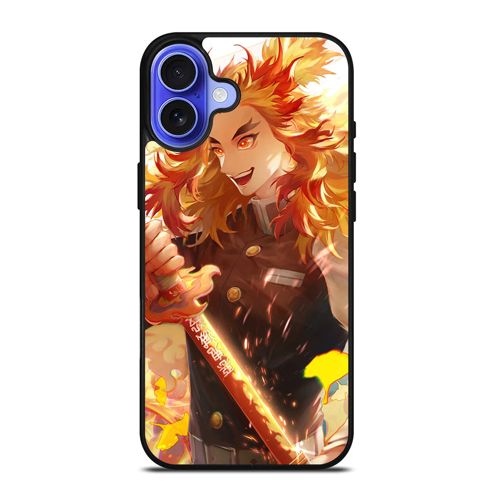 KYOJURO RENGOKU DEMON SLAYER 3 iPhone 16 Case Cover