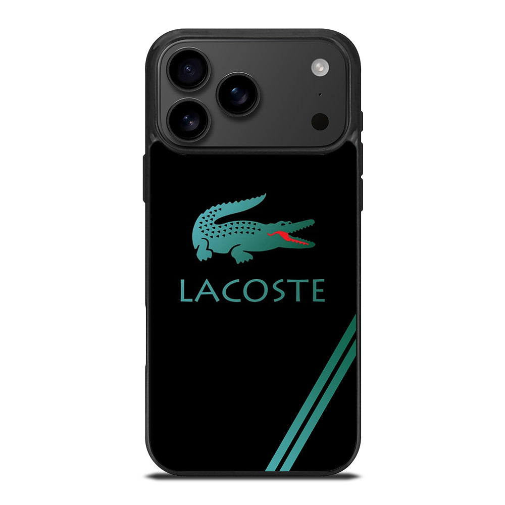 LACOSTE LOGO BLACK iPhone 17 Pro Max Case Cover