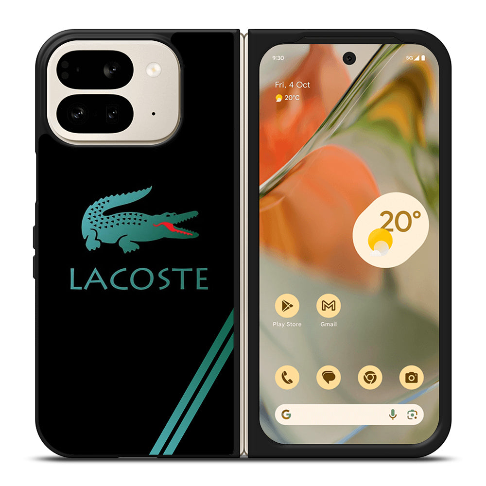 LACOSTE LOGO BLACK Google Pixel 9 Pro Fold Case Cover