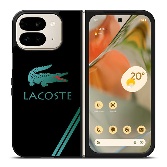 LACOSTE LOGO BLACK Google Pixel 9 Pro Fold Case Cover
