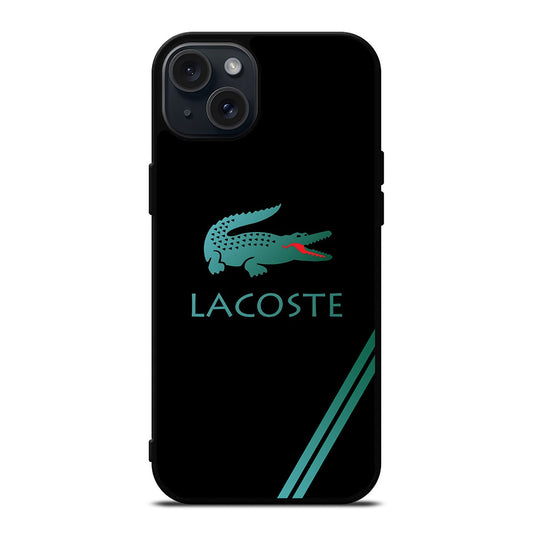 LACOSTE LOGO BLACK iPhone 15 Plus Case Cover