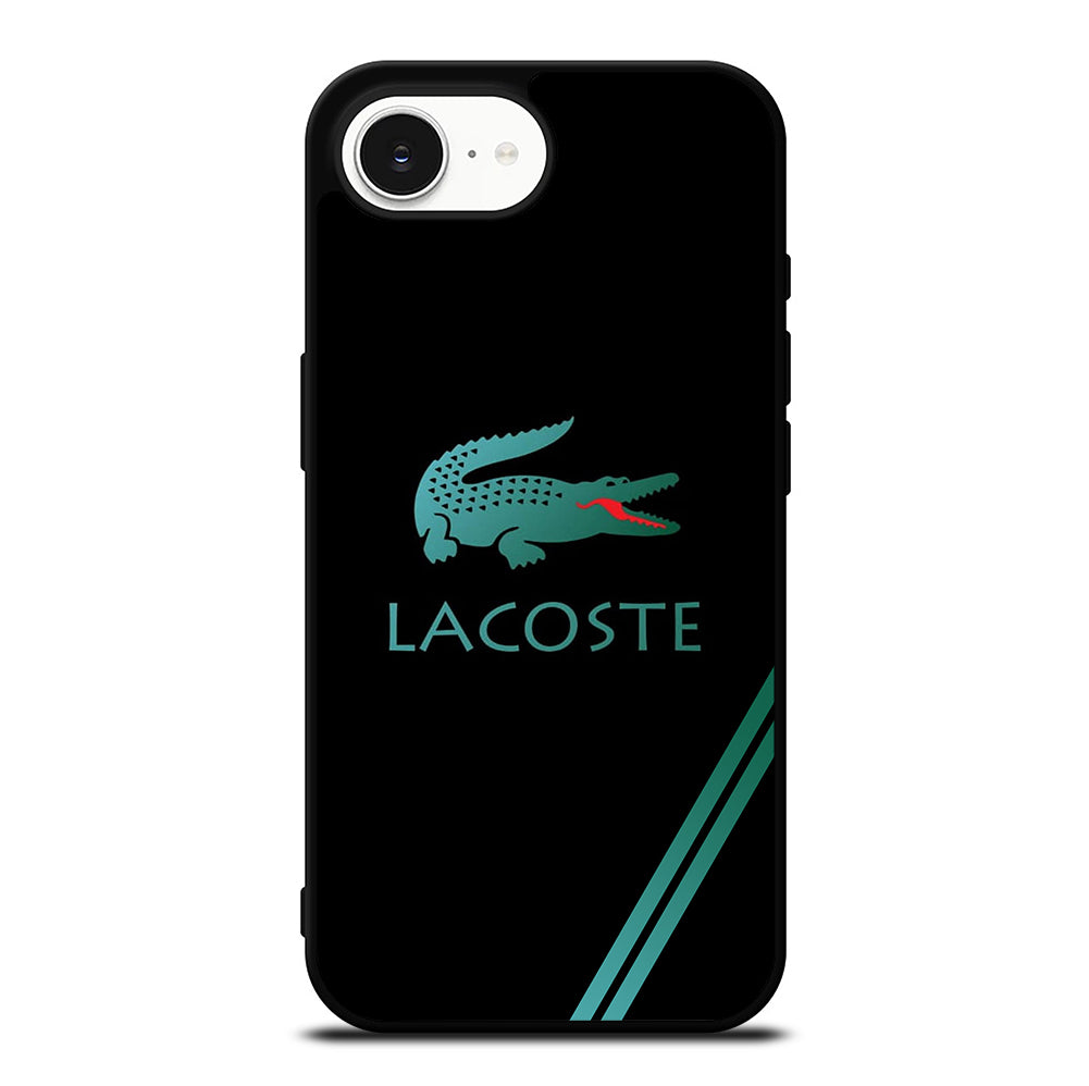LACOSTE LOGO BLACK iPhone 16e Case Cover