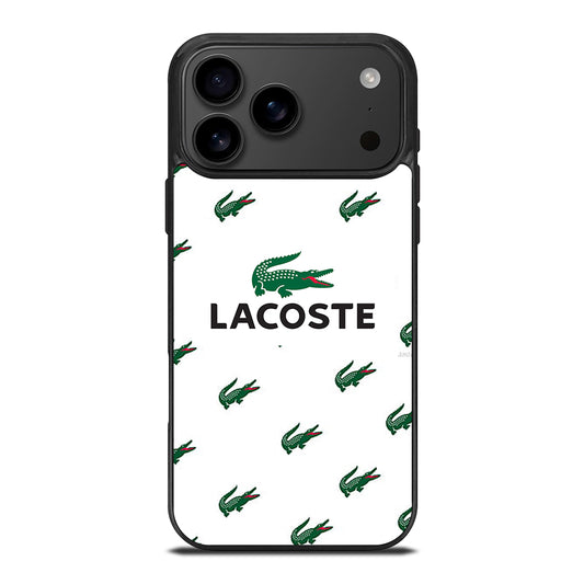 LACOSTE LOGO PATTERN iPhone 17 Pro Max Case Cover