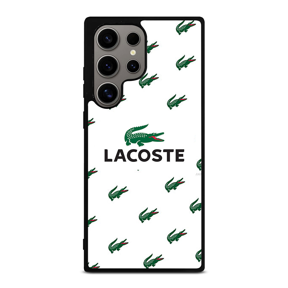 LACOSTE LOGO PATTERN Samsung Galaxy S24 Ultra Case Cover